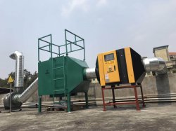 東鴻環(huán)境虎門注塑機廢氣處理項目完工，獲得客戶滿意好評！